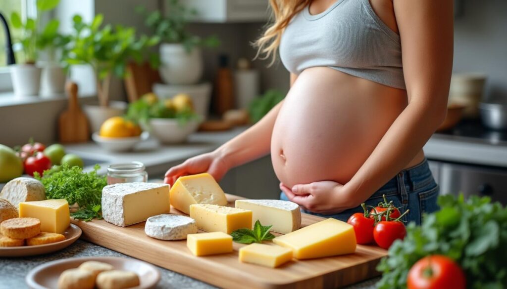 découvrez quels fromages privilégier pendant la grossesse pour éviter tout risque, notamment l'importance de choisir des alternatives au parmesan afin de garantir la sécurité alimentaire de la future maman.