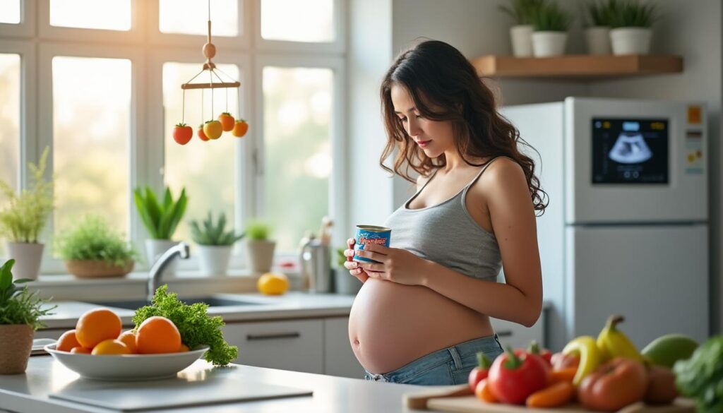 découvrez si la consommation de thon en boîte pendant la grossesse est sans risque pour le bébé, avec des conseils pour une alimentation sûre et équilibrée.