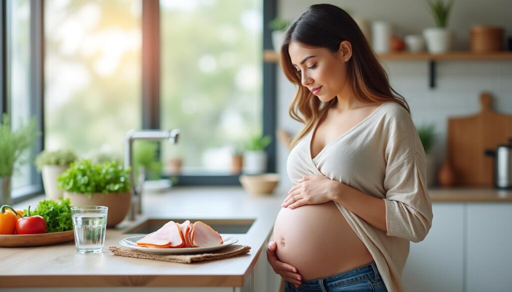 découvrez si le jambon blanc est sûr à consommer pendant la grossesse et quels risques il peut présenter pour le bébé. conseils et recommandations pour manger en toute sécurité.