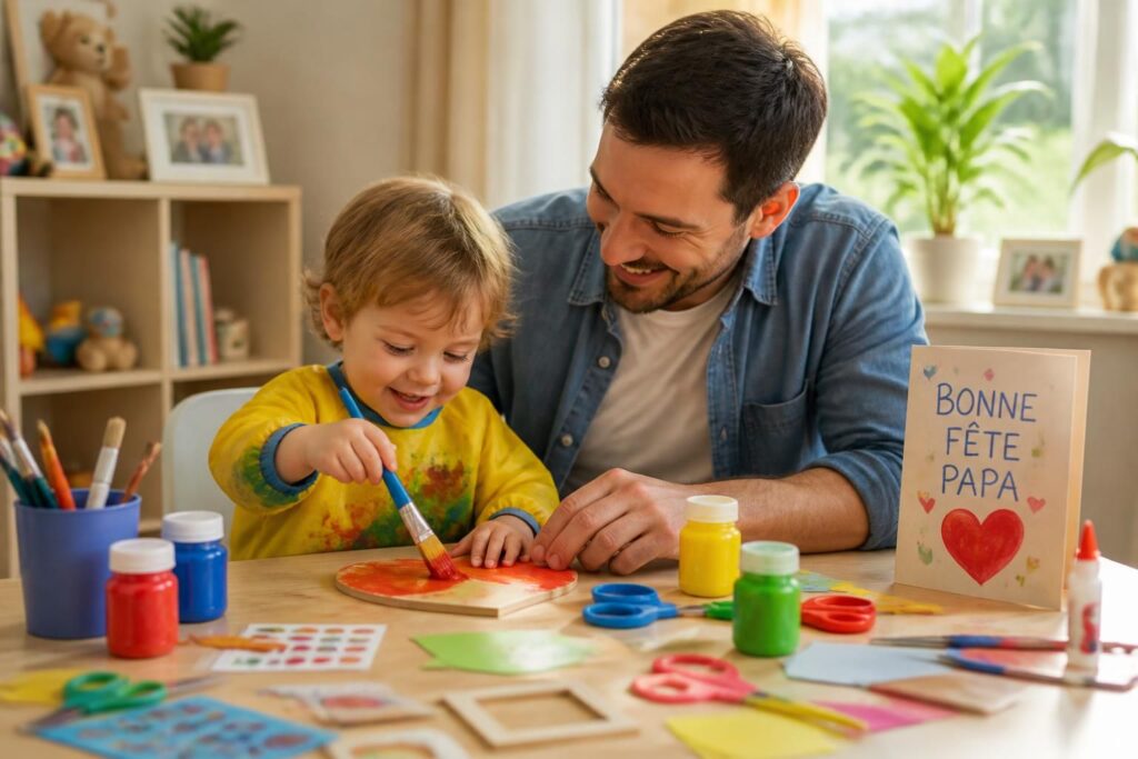 découvrez des idées de bricolage simples et rapides pour la fête des pères, spécialement conçues pour les tout-petits afin de créer des cadeaux faits maison pleins d'amour.