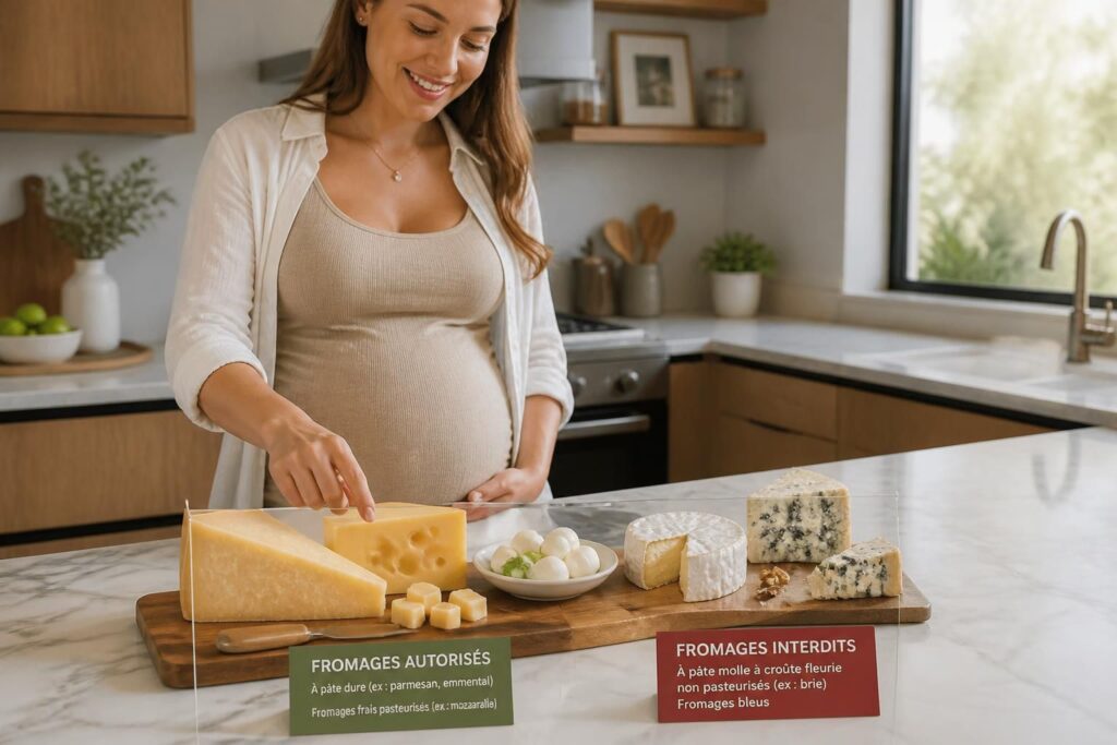 découvrez quels fromages sont sûrs ou à éviter pendant la grossesse pour protéger la santé de la future maman et du bébé.