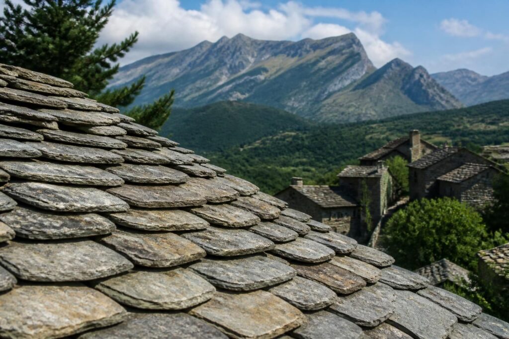 découvrez tout sur la toiture en lauze : prix, régions d'origine et conseils pour acheter des pierres naturelles de qualité.