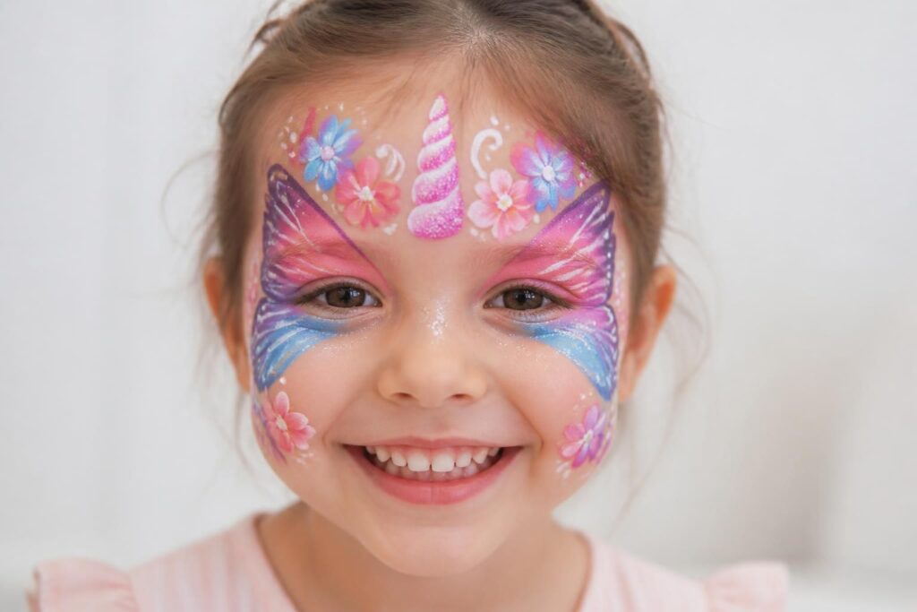 découvrez des idées de maquillage enfant faciles et créatives pour halloween : papillon, licorne, fleurs et bien plus pour un visage magique et coloré.