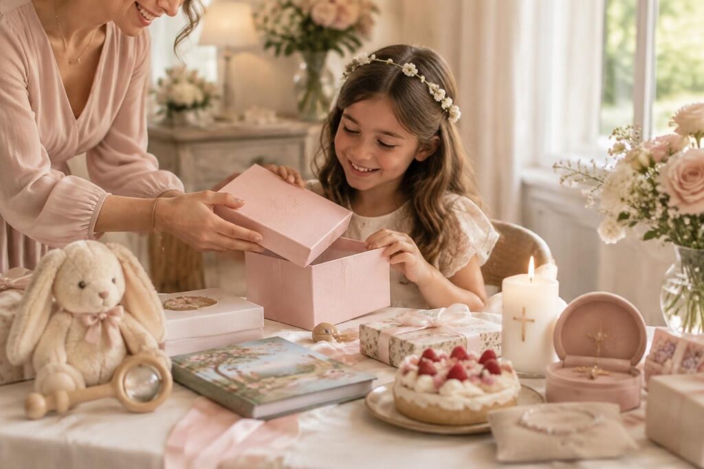 découvrez des idées de cadeaux pour votre filleule de 1 à 18 ans : des présents pleins de sens pour son baptême, son anniversaire ou une attention de marraine.
